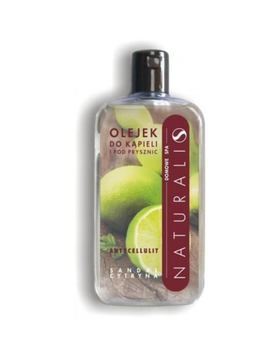 Olejek do kąpieli i pod prysznic antycellulitowy Sandał i Cytryna Naturalis 250 ml
