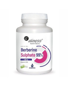 Berberine Sulphate 99% 400 mg Aliness 60 kapsułek