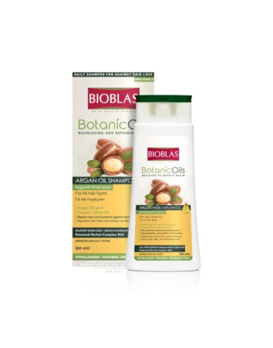 Arganowy szampon na wypadanie włosów 360 ml regeneracja i ochrona Bioblas