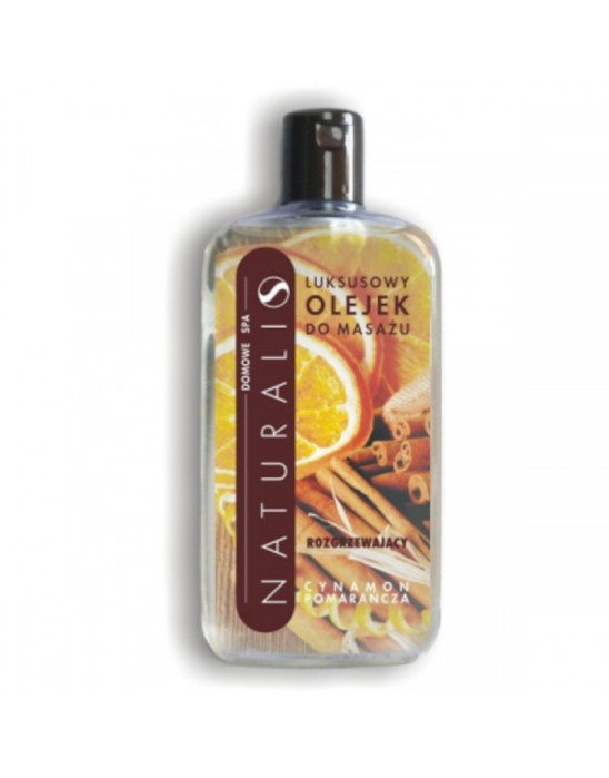 Olejek do masażu rozgrzewający Cynamon i Pomarańcza Naturalis 250 ml