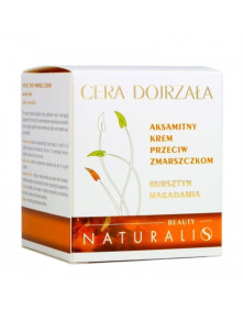 Krem przeciwzmarszczkowy aksamitny Bursztyn i Makadamia Naturalis 50 ml