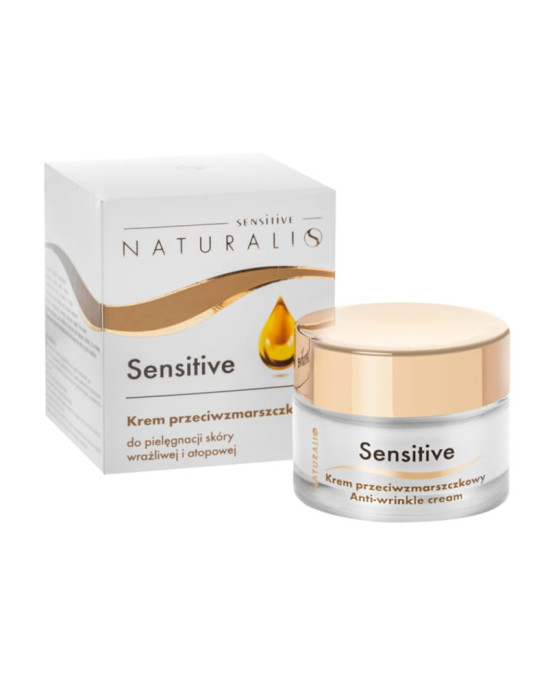 Krem przeciwzmarszczkowy do skóry wrażliwej Sensitive Naturalis 50 ml