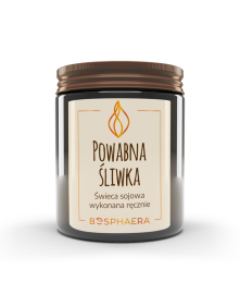 Świeca sojowa Powabna śliwka Bosphaera 190 g