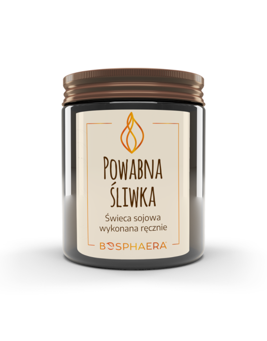 Świeca sojowa Powabna śliwka Bosphaera 190 g
