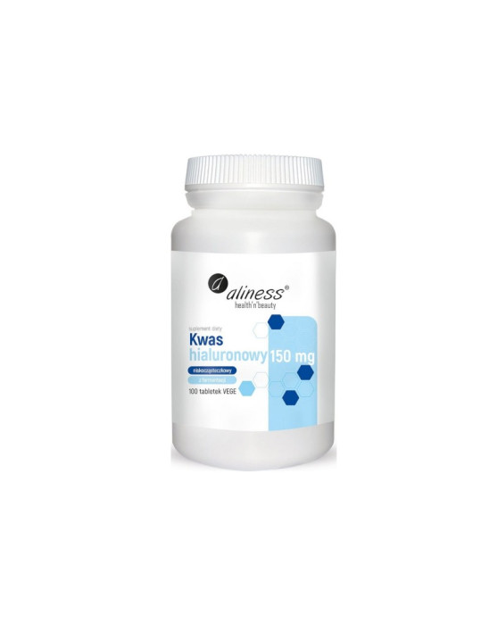 Kwas hialuronowy 150 mg 100 tabletek | Aliness
