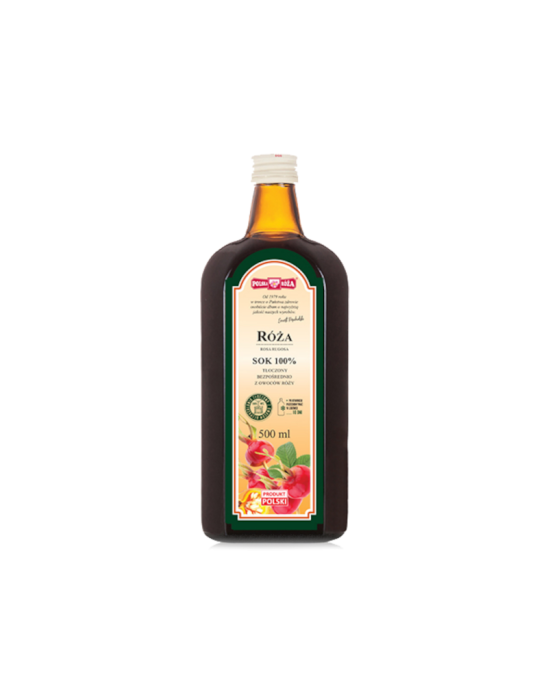 Sok z róży 100% Polska Róża 500 ml