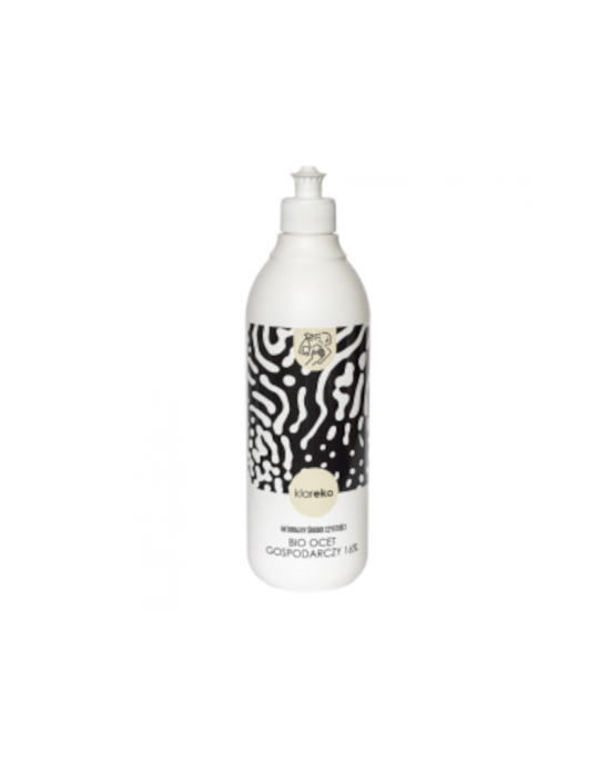 Bio ocet gospodarczy 16% z zakrętką Klareko 500 ml