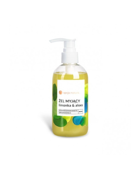 Żel myjący limonka i aloes 250 ml | Opcja Natura