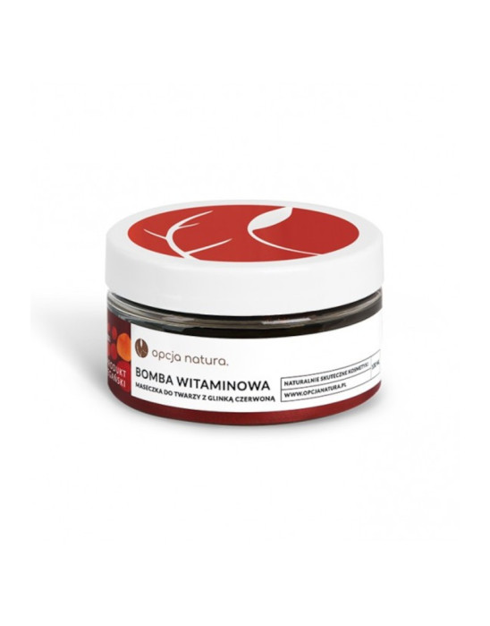 Bomba witaminowa maseczka do twarzy z glinką 100 ml Opcja Natura