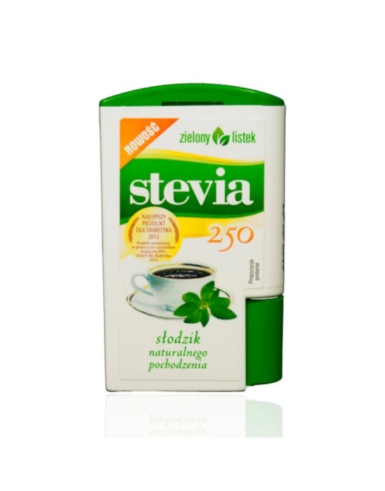 Stevia naturalny słodzik Zielony Listek 250 tabletek