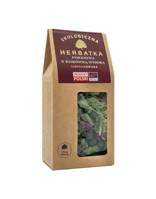 Herbata liofilizowana Pokrzywa z borówką wysoką 20g Dary Natury