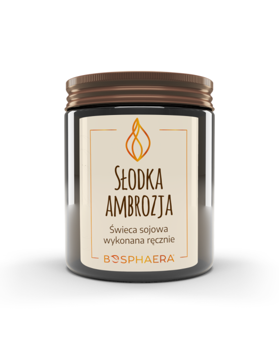 Świeca sojowa Słodka ambrozja 190g Bosphaera