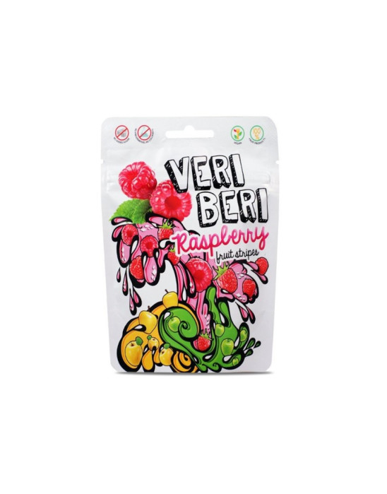 Bezglutenowe żelki malinowe 50g Big Nature