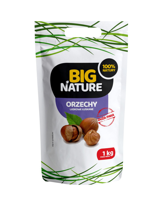 Orzechy laskowe łuskane 1kg Big Nature