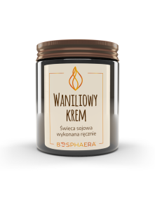 Świeca sojowa Waniliowy krem Bosphaera 190g
