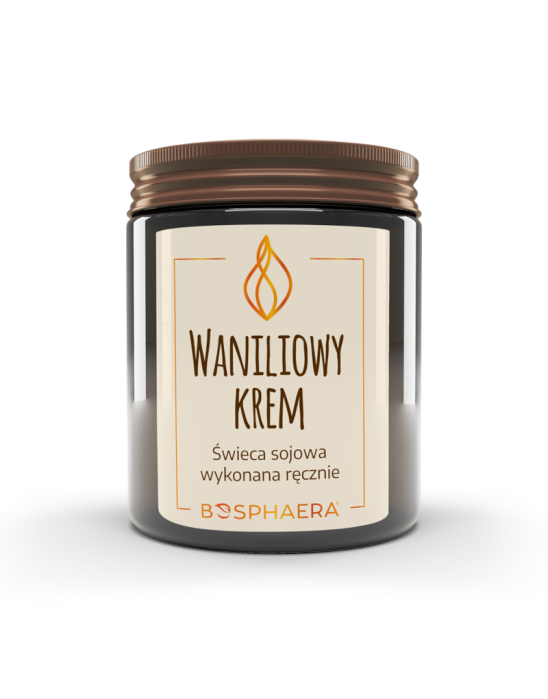 Świeca sojowa Waniliowy krem Bosphaera 190g