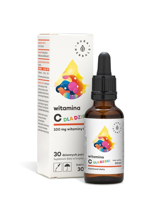 Witamina C dla dzieci 30 ml | Aura Herbals