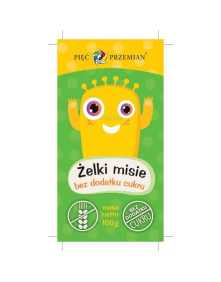 Żelki Misie bez dodatku cukru Pięć Przemian 100 g