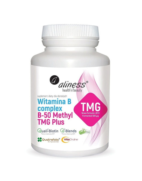 Witamina B complex TMG Plus Aliness 100 kaps.