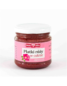 Różane płatki w cukrze Polska Róża – słodki składnik ciast