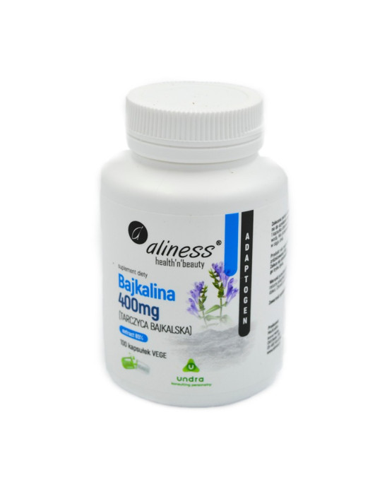 Bajkalina 400 mg Aliness 100 kapsułek