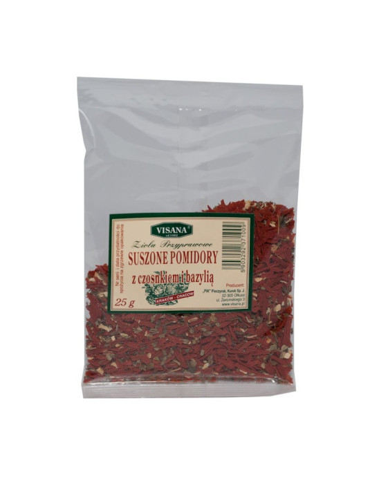 Pomidory suszone z czosnkiem Visana – naturalna przyprawa