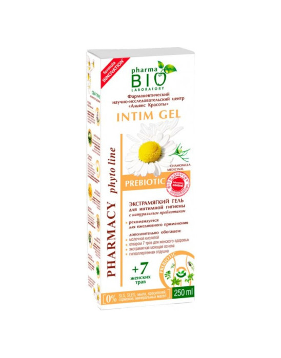 Delikatny żel do higieny intymnej z naturalnym prebiotykiem 250 ml Bio Pharma