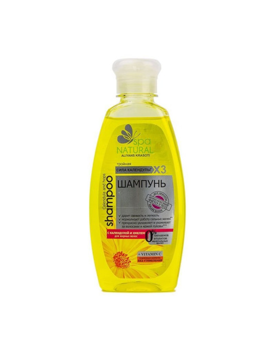 Szampon z nagietkiem i chmielem do włosów przetłuszczających się 250 ml Spa Natural