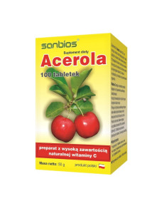 Acerola 100 tabl. Sanbios