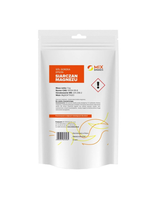 Siarczan magnezu - sól epsom 1 kg Mix Brands