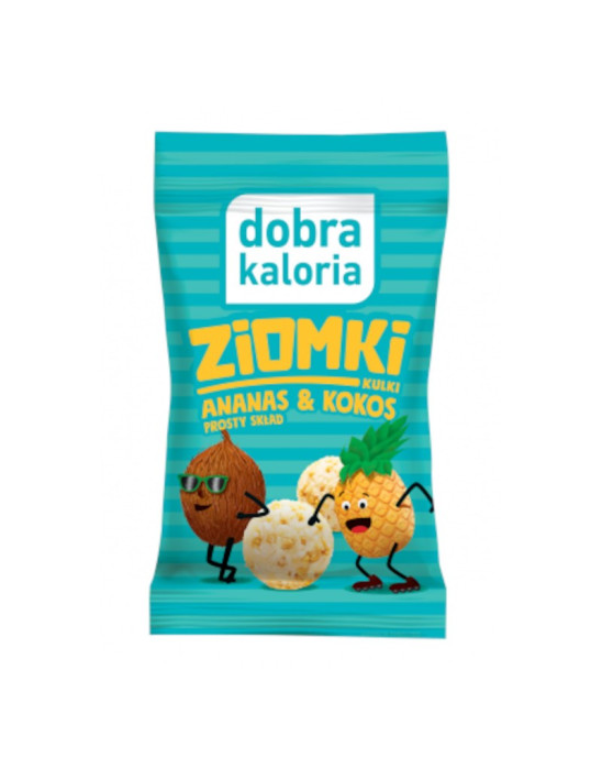 Kulki ziomki Ananas i kokos Dobra Kaloria 24g