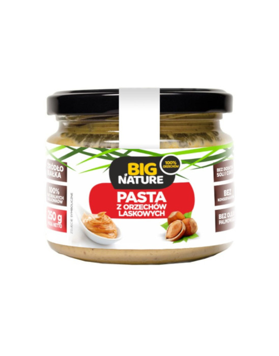 Pasta z orzechów laskowych 250 g Big Nature