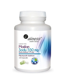 Maślan sodu 100 kaps. | Aliness