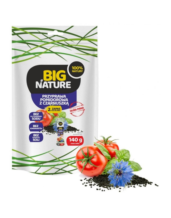 Przyprawa pomidorowa z czarnuszką 140g | Big Nature