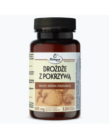 Drożdże z pokrzywą 120 kaps. | Herbapol