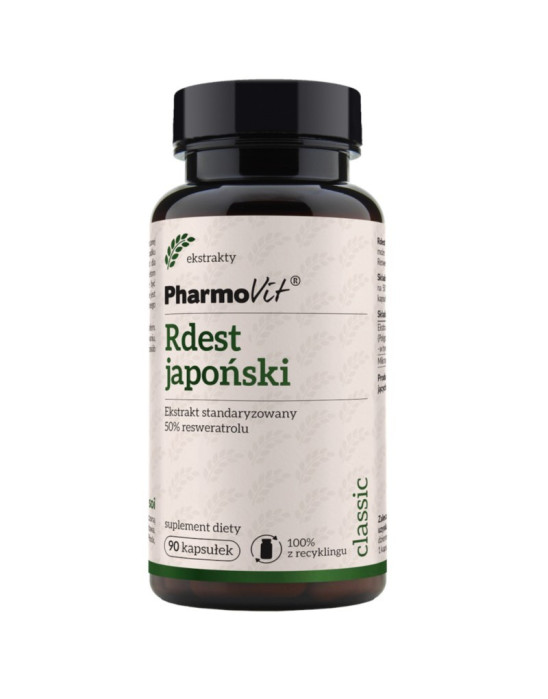 Rdest japoński 90 kaps. | PharmoVit