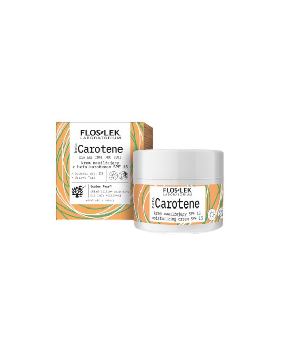 Krem nawilżający z beta-karotenem SPF 15 50 ml | Floslek