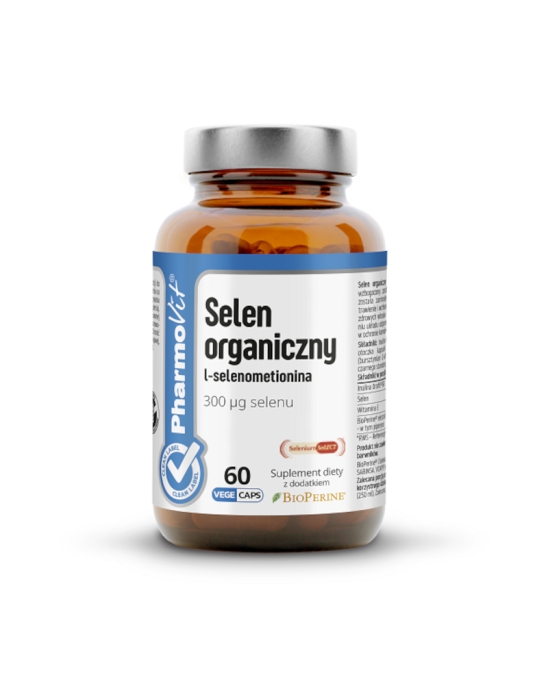 Selen organiczny 60 kaps. | PharmoVit