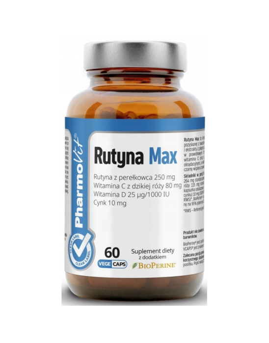 Rutyna max 60 kaps. | PharmoVit