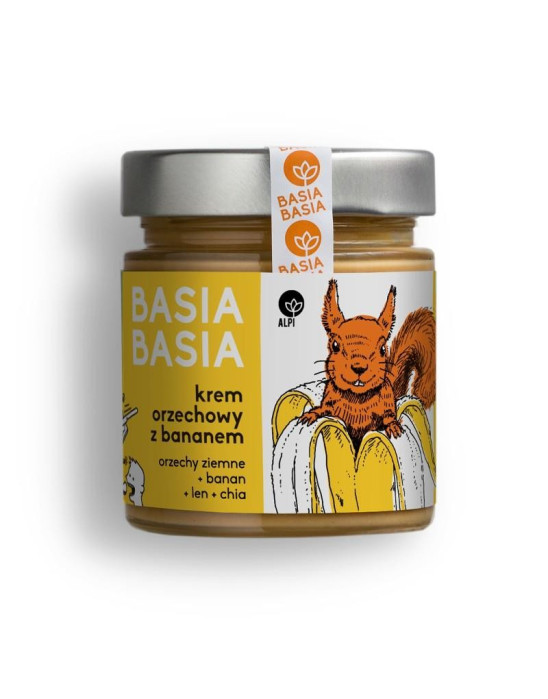 Krem orzechowy z bananem 210g