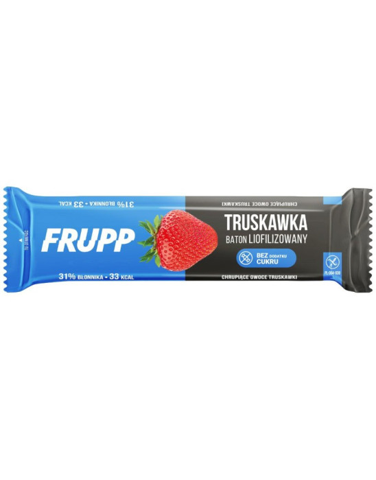 Baton liofilizowany truskawkowy | Frupp