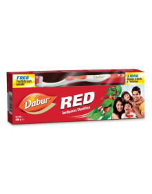 Pasta do zębów RED 200g + szczoteczka | Dabur