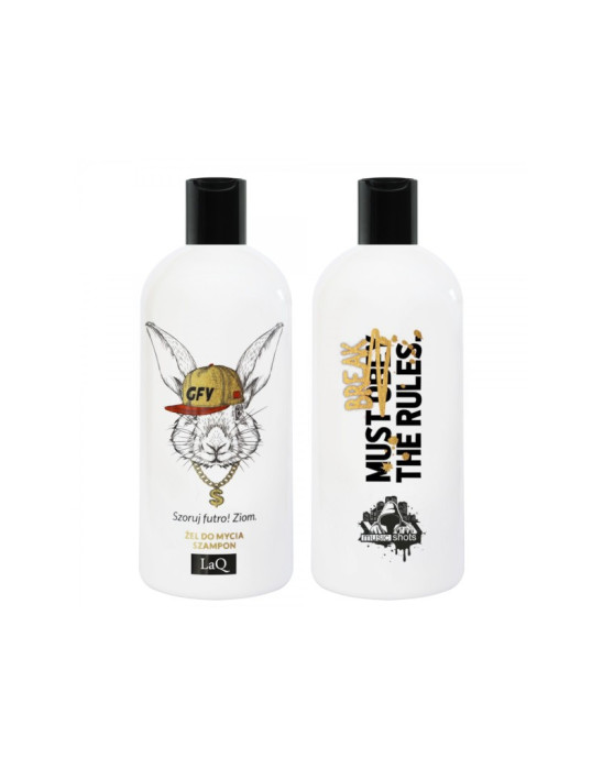 KRÓLIK - Żel do mycia i szampon do włosów 2w1 300 ml | LaQ