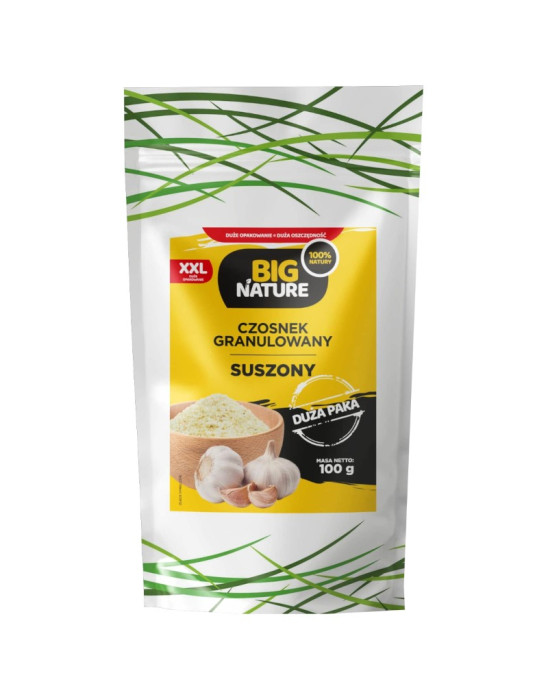 Czosnek granulowany suszony 100g | Big Nature