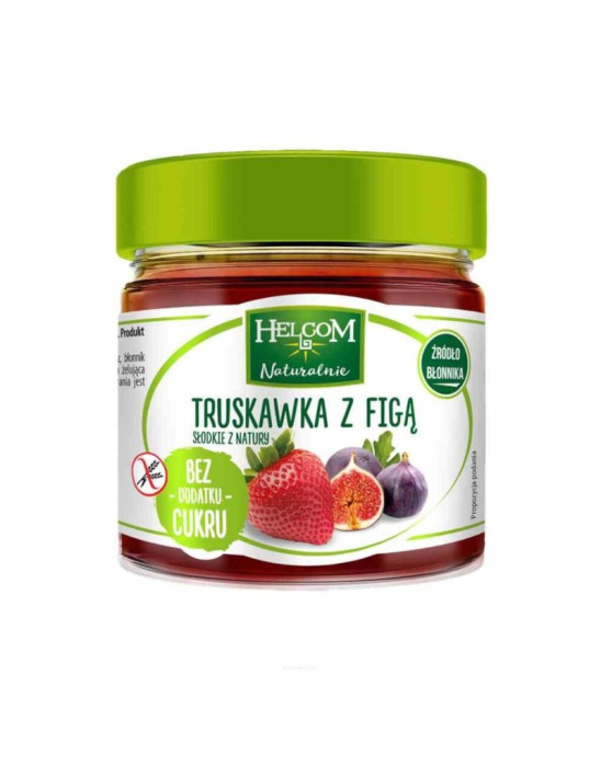 Pasta owocowa truskawka z figą 200 g | Helcom
