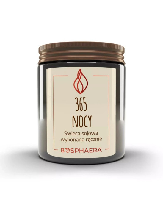 Świeca sojowa 365 nocy, 190g | Bosphaera
