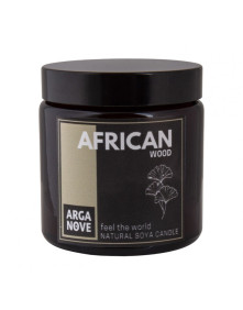 Naturalna sojowa świeca - "African Wood" Arganove