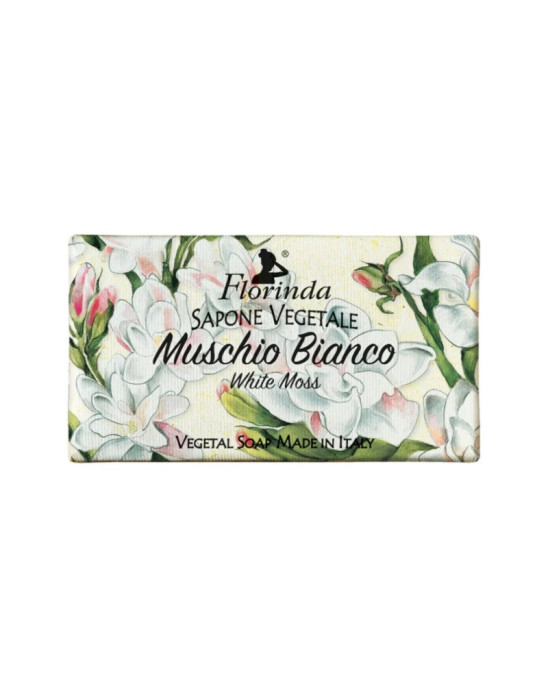Mydło w kostce Białe piżmo, 100g | FLORINDA