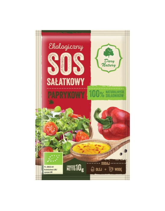 Sos sałatkowy paprykowy 10g | Dary Natury