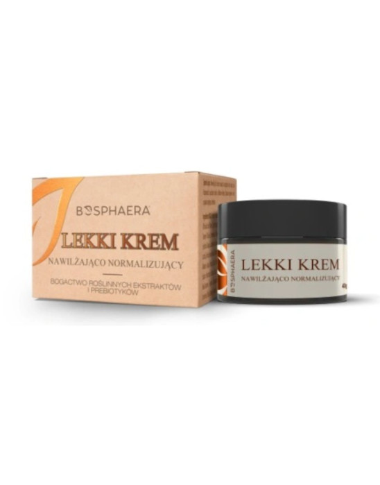 Lekki krem nawilżająco normalizujący 40g | Bosphaera